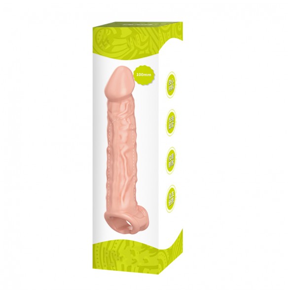 PLEASE ME Steel Canon Lasting Penis Sleeve (L:22.5cm - D:4.2cm)
